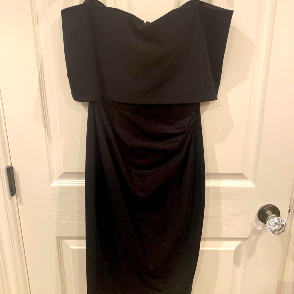 Black off the shoulder dress